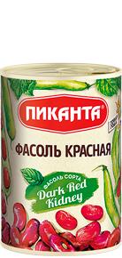 Фасоль Пиканта 400г красная в собственном соку ж/б 1х6