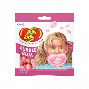 Конфеты со вкусом жевательной резинки Jelly Belly Bubble Gum Бобы джели белли 70 гр