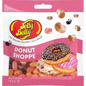 Конфеты со вкусом пончиков Jelly Belly  Donut Shoppe Mix джели белли 70 гр