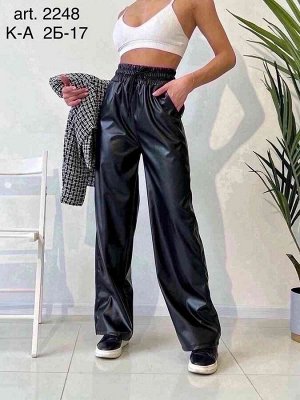 Женские кожаные брюки