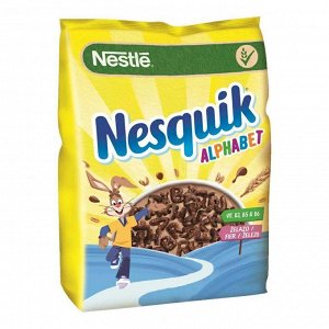 Готовый завтрак в виде букв Nesquik Несквик шоколадный Алфавит 310 гр