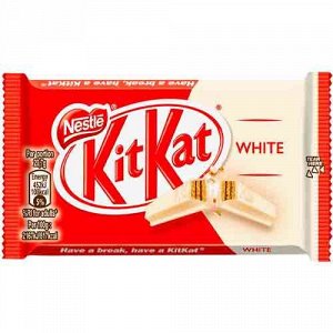 Шоколадный батончик в белом шоколаде Kit Kat Кит Кат 4 Fingers KitKat  Вайт КитКат 41,5 гр