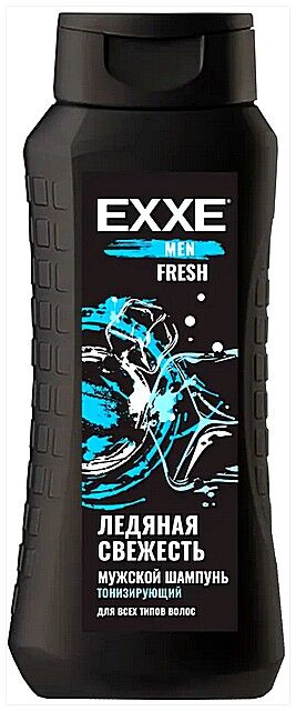 Шампунь для волос мужской Тонизирующий EXXE MEN FRESH Ледяная Свежесть 400мл