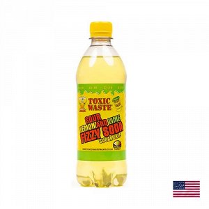 Toxic Waste Fizzy Soda Sour Lemon & Lime 500ml - Кислый напиток Токсик вэйст. Лимон и лайм. Без сахара