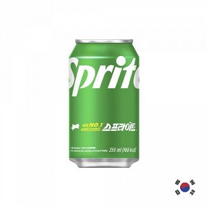 Sprite 355ml - Газированный напиток Спрайт. Корея