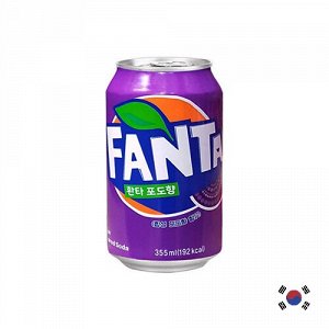 Fanta Grape 355ml - Фанта виноград. Корея