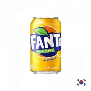 Fanta Pineapple 355ml - Фанта ананас. Корея