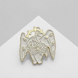 Значок «Ангел» аниме, цвет белый в золоте