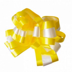Бант-шар "Комбо", 5,5 см/d-20,5 см, желтый