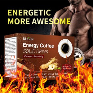 Тонизирующий кофе для мужчин с женьшенем для повышения либидо Energy Coffee Solid Drink