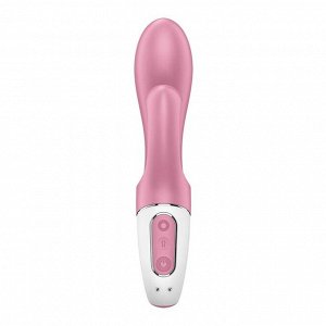 Розовый вибратор-кролик с расширением Air Pump Bunny 2 - 20,4 см.
