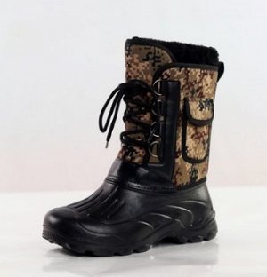Ботинки Ботинки, оформленные удобной шнуровкой спереди, EVA материал/холст. Размер (длина стопы, см): 41 (25.5см), 42 (26см), 43 (26.5см), 44 (27см), 45 (27.5см), 46 (28см)
