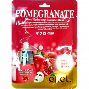 EKEL Pomegranate Ultra Hydrating Essence Mask Тканевая маска экстрактом граната 25мл