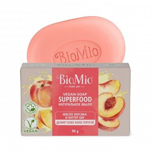 BIO-MIO Мыло BioMio Персик и ши 90г