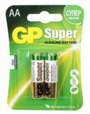 Батарейки GP Super АА 2шт 1,5v