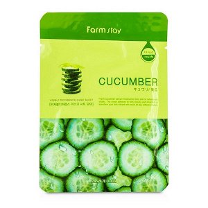 Farm Stay Visible difference mask sheet-Cucumber Тканевая маска с экстрактом огурца 23 мл