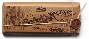 Шоколад СПАРТАК молочный крафт 1000 гр 1/2 6356