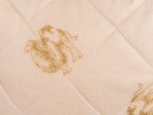 Подушка "Верблюд" тик 48*68 (550г)на молнии лебпух+вербл,стег,лента,сумка(Н)