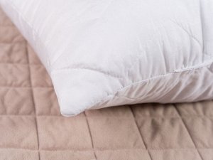 Подушка "Бамбук" микрофибра(бел) 38*58 (300г)лебпух+бамбук,стег,лента,сумка(Н)
