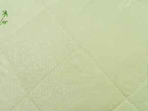 Подушка "Бамбук" тик 48*68 (550г)на молнии лебпух+бамбук,стег,лента,сумка(Н)