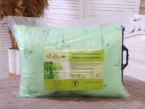 Подушка "Бамбук"  п/э 38*58 (270г)полиэфирное волокно,стег,пакет с пл.ручкой(Н)