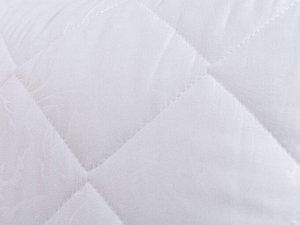 Подушка "Бамбук" микрофибра(бел) 48*68 (550г)на молнии лебпух+бамбук,стег,лента,сумка(Н)