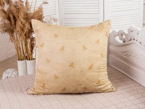 Подушка "Овечья шерсть"  п/э 48*68 (550г)полиэфирное волокно,стег,пакет с пл.ручкой(Н)