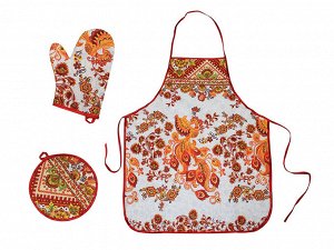 Набор рогожка "Кухарочка"(3 предмета)