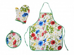 Набор рогожка "Кухарочка"(3 предмета)