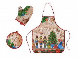 Набор рогожка "Кухарочка"(3 предмета)