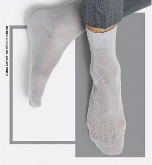 Мужские классические летние носки из хлопка (сеточка)