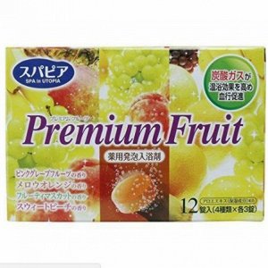 "Fuso Kagaku" "Premium Fruits" Соль для ванны