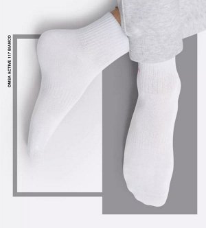 Спортивные мужские укороченные носки с резинкой в рубчик