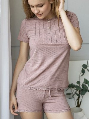 Opium Home&Sleepwear комплект женский (футболка+шорты) M-141/P-120