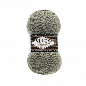 Пряжа Alize Superlana Klasik №138 Зеленый миндаль