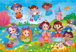Пазл листовой на подложке. Сказочные феи. 24 детали. 21х29,5 см. ГЕОДОМ