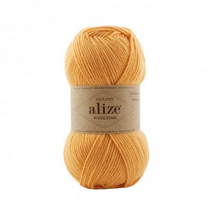 Пряжа Alize Wooltime №423 Желтый