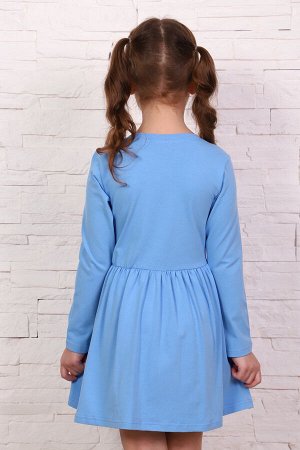 Платье для девочки В Облаках, цвет голубой