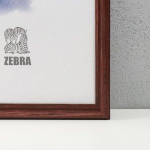 Фоторамка дерево 50х70 см, красное дерево (1702) (пластиковый экран)