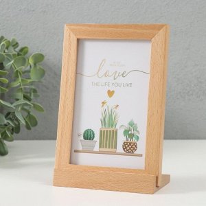 Фоторамка дерево на 1 фото 10х15 см "Бьерг" 11,5х6х17,5 см