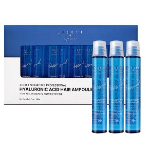 JIGOTT SIGNATURE PROFESSIONAL HYALURONIC ACID HAIR AMPOULE 13ml*10ea Филлер для волос с гиалуроновой кислотой 13мл*10шт