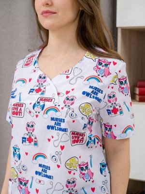 Костюм медицинский жен. М-180П M1-0/5 ткань Тиси