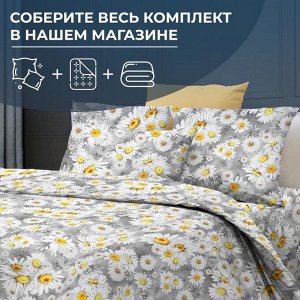 Простыня на резинке 090*200 см, перкаль, борт 25 см (Любава)