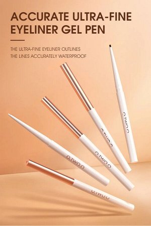 O.TWO.O Гелевая подводка для глаз Gel Eyeliner Waterproof Soft Eye Liner Pencil Quick Dry Makeup SC028 №04 Dark Brown