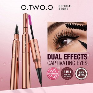O.TWO.O Жидкая подводка + Тушь для ресниц
