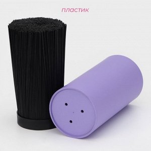 Подставка для ножей с наполнителем Доляна «Нео», 22x11 см, покрытие soft-touch, цвет фиолетовый