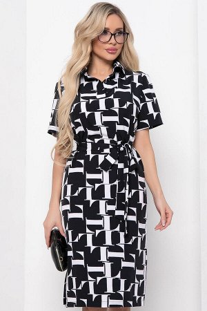 Платье "Выбор стилиста" (черное) П8563