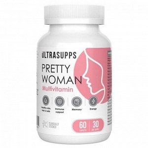 Мультивитамины ULTRASUPPS Pretty Women Multivitamin - 60 табл.