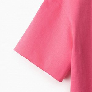 Комплект для девочки (футболка, шорты) MINAKU цвет розовый, рост 152