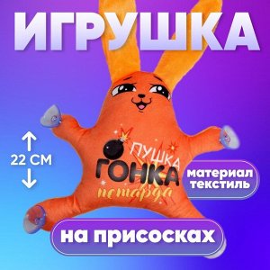Игрушка в автомобиль на присосках «Пушка, гонка, петарда»